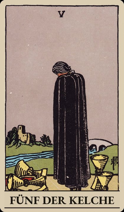 Fünf der Kelche