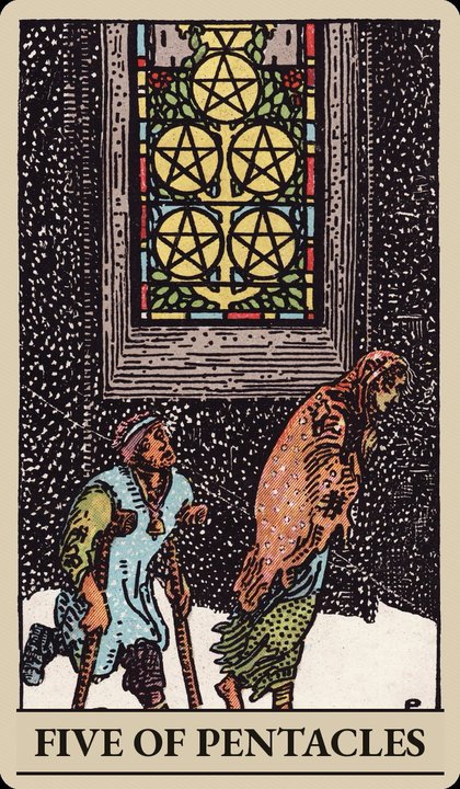 Five of Pentacles